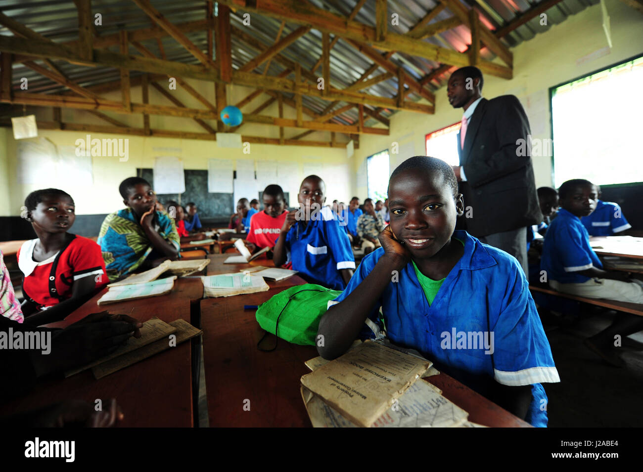 Malawi Lilongwe Chambwe Primary School Pupils In The Classroom