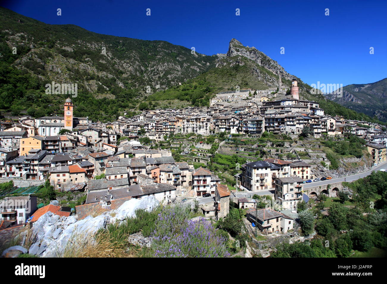 Tende, Alpes Maritimes, Roya valley, France Stock Photo - Alamy