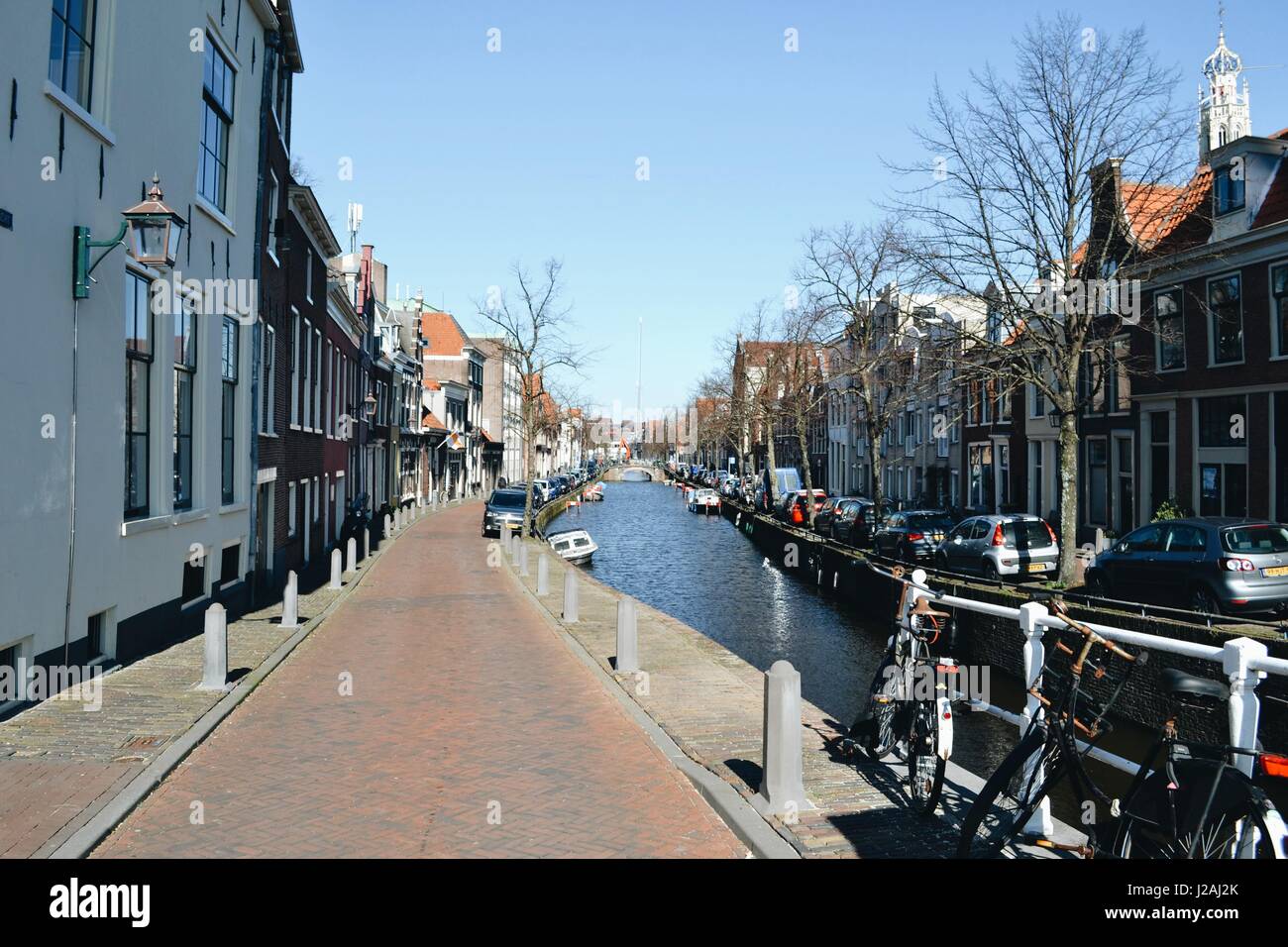 City centre of Haarlem, the Netherlands Stock Photo