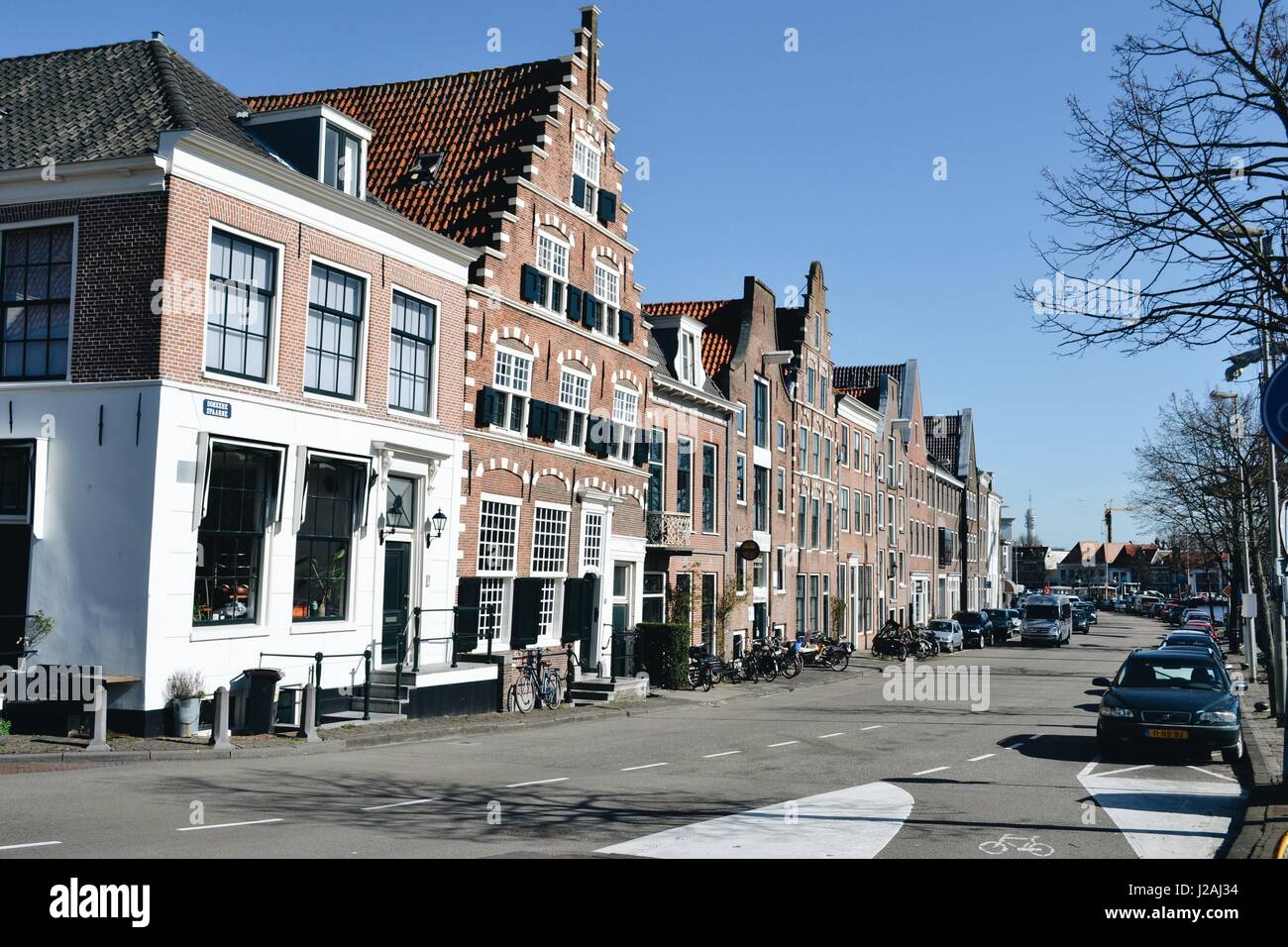 City centre of Haarlem, the Netherlands Stock Photo