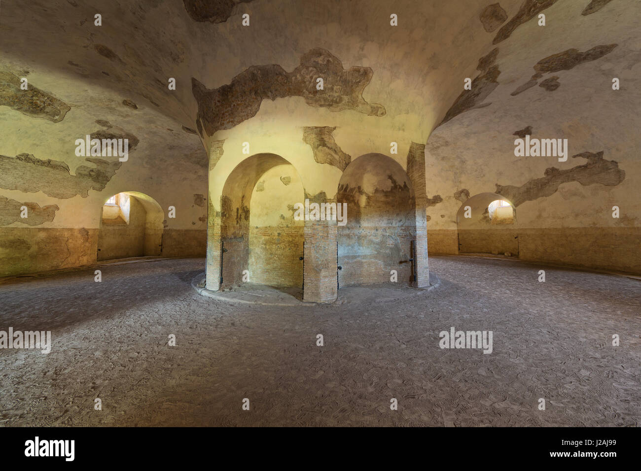 Mausoleum of Romulus - Circus of Maxentius Stock Photo