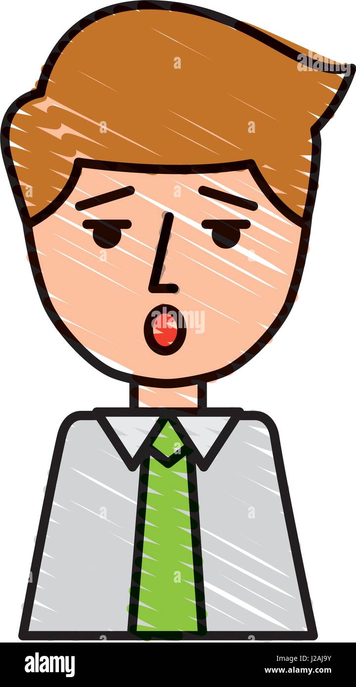 businessman expression avatar character Stock Vector Image & Art - Alamy