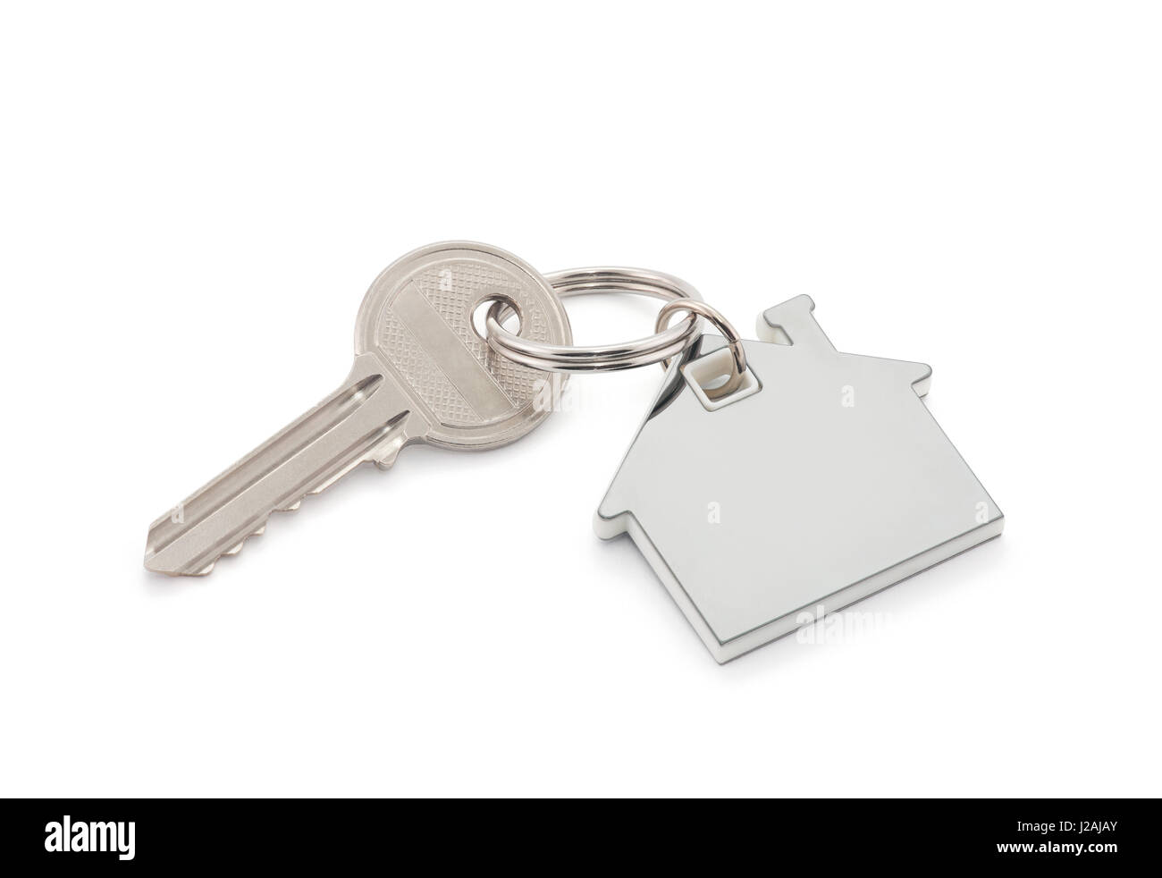 House key with clipping path Stock Photo