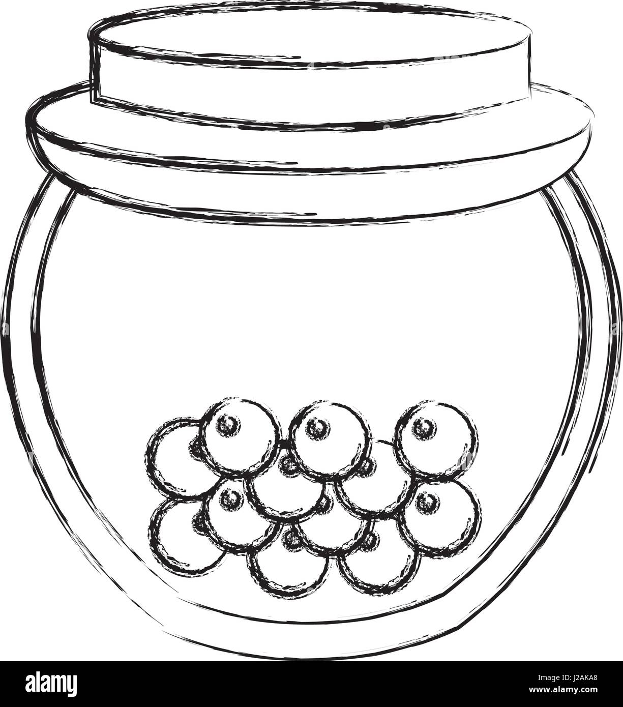 Outline glass mason jar Black and White Stock Photos & Images - Alamy