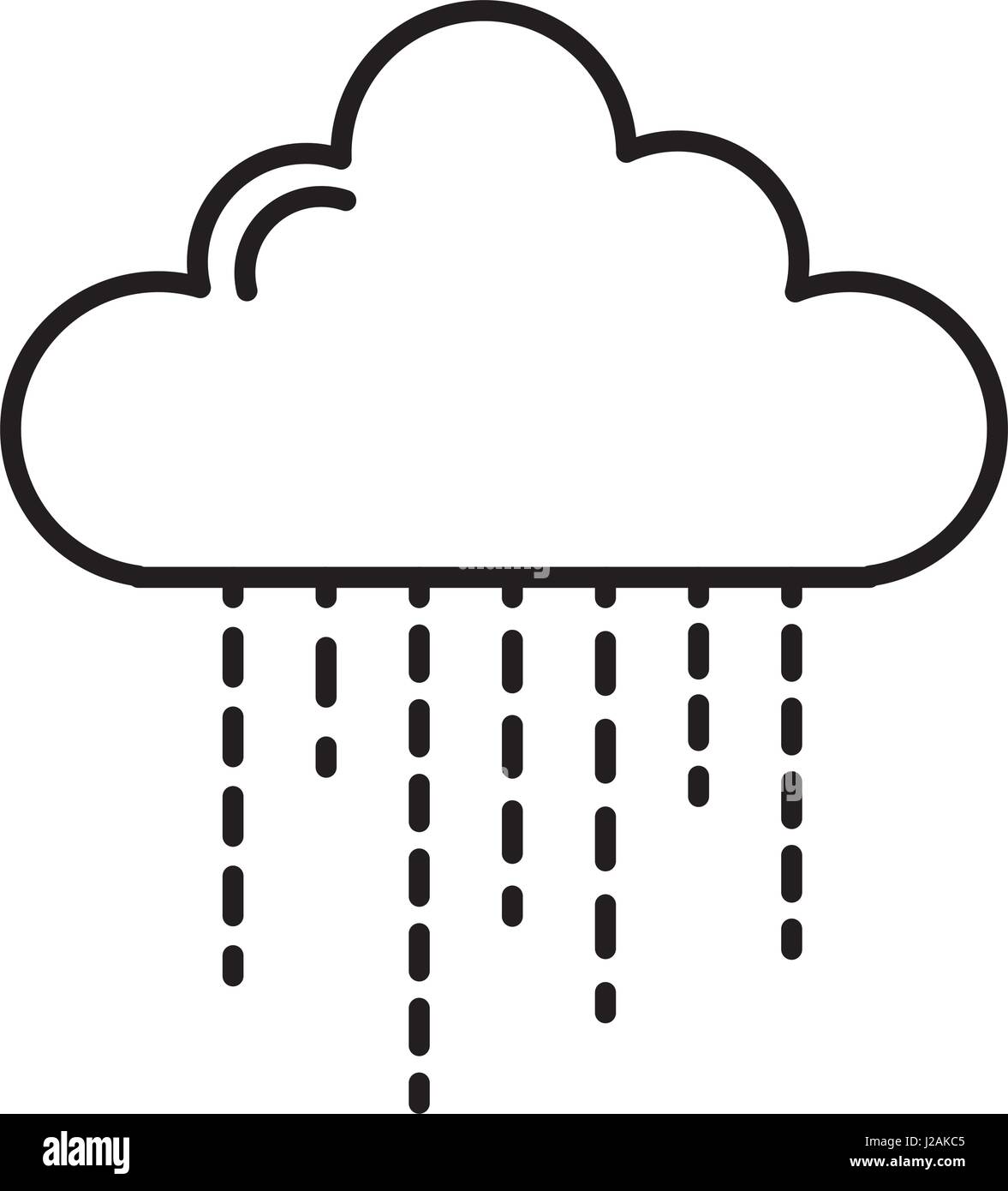 weather cloud isolated icon Stock Vector Image & Art - Alamy