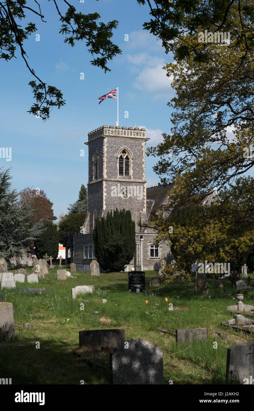 The Parish Church of St Margaret of Antioch, Iver Heath Stock Photo