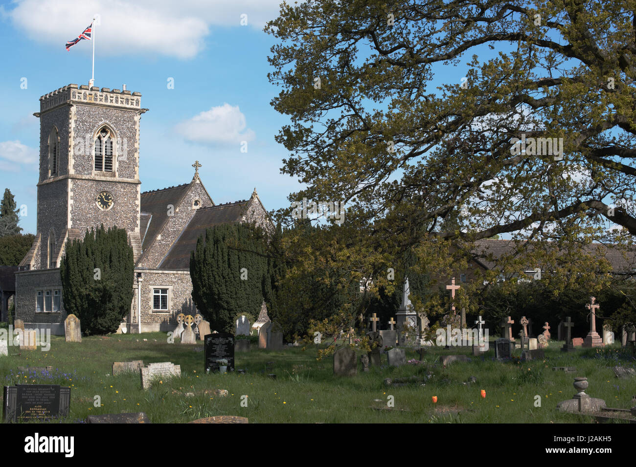 The Parish Church of St Margaret of Antioch, Iver Heath Stock Photo