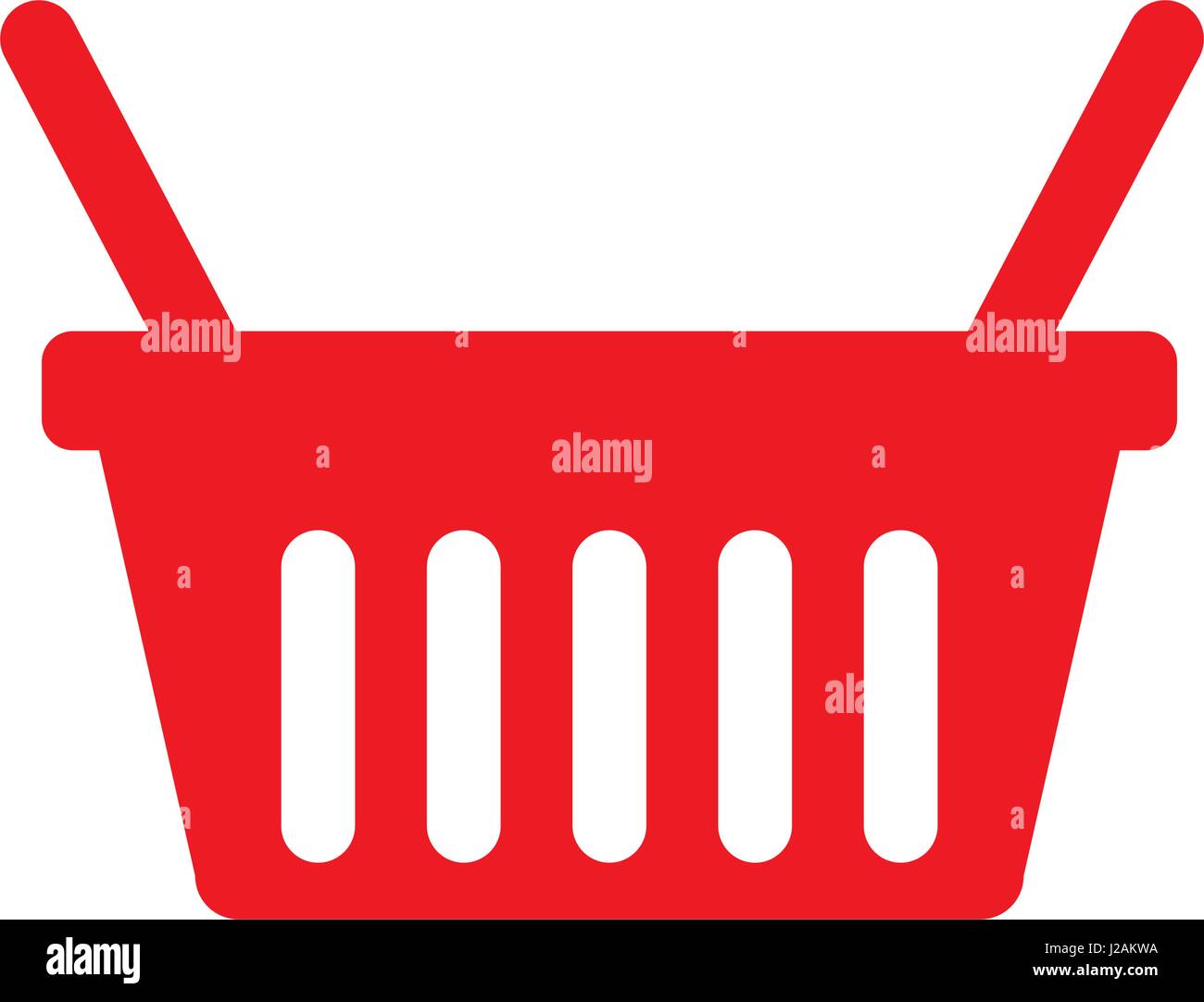 shopping basket isolated icon Stock Vector Image & Art - Alamy