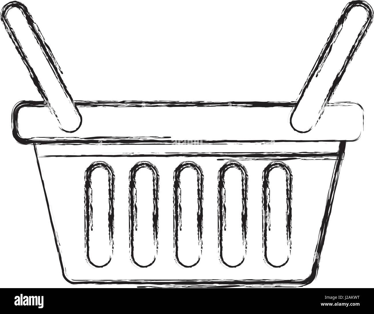 shopping basket isolated icon Stock Vector Image & Art - Alamy