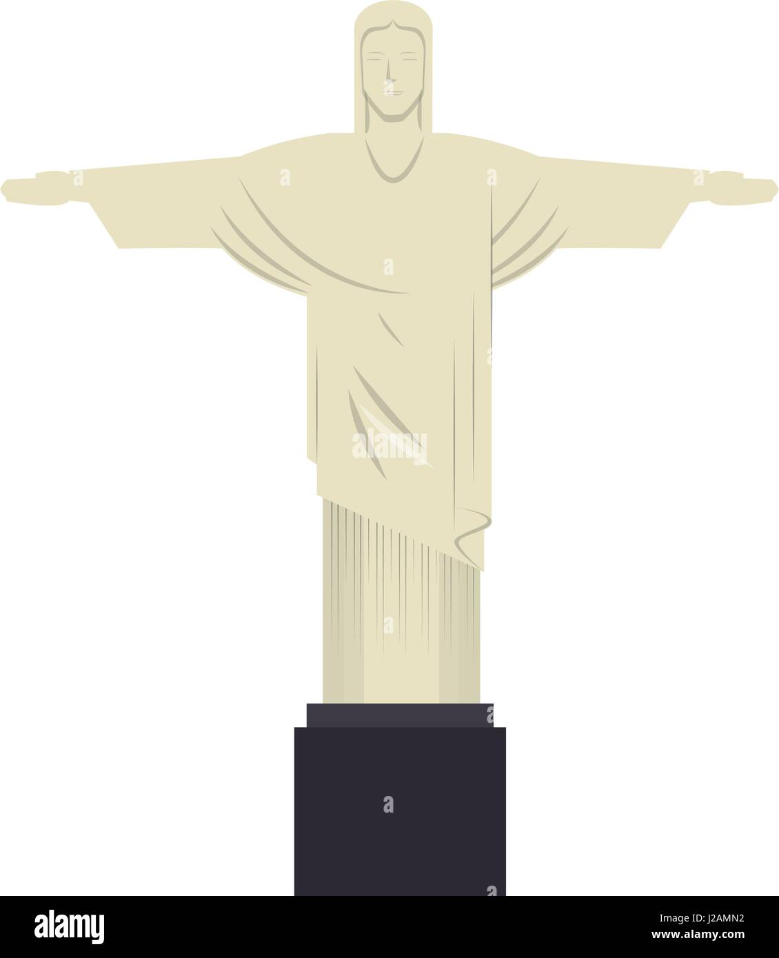 corcovado christ statue icon Stock Vector Image & Art - Alamy