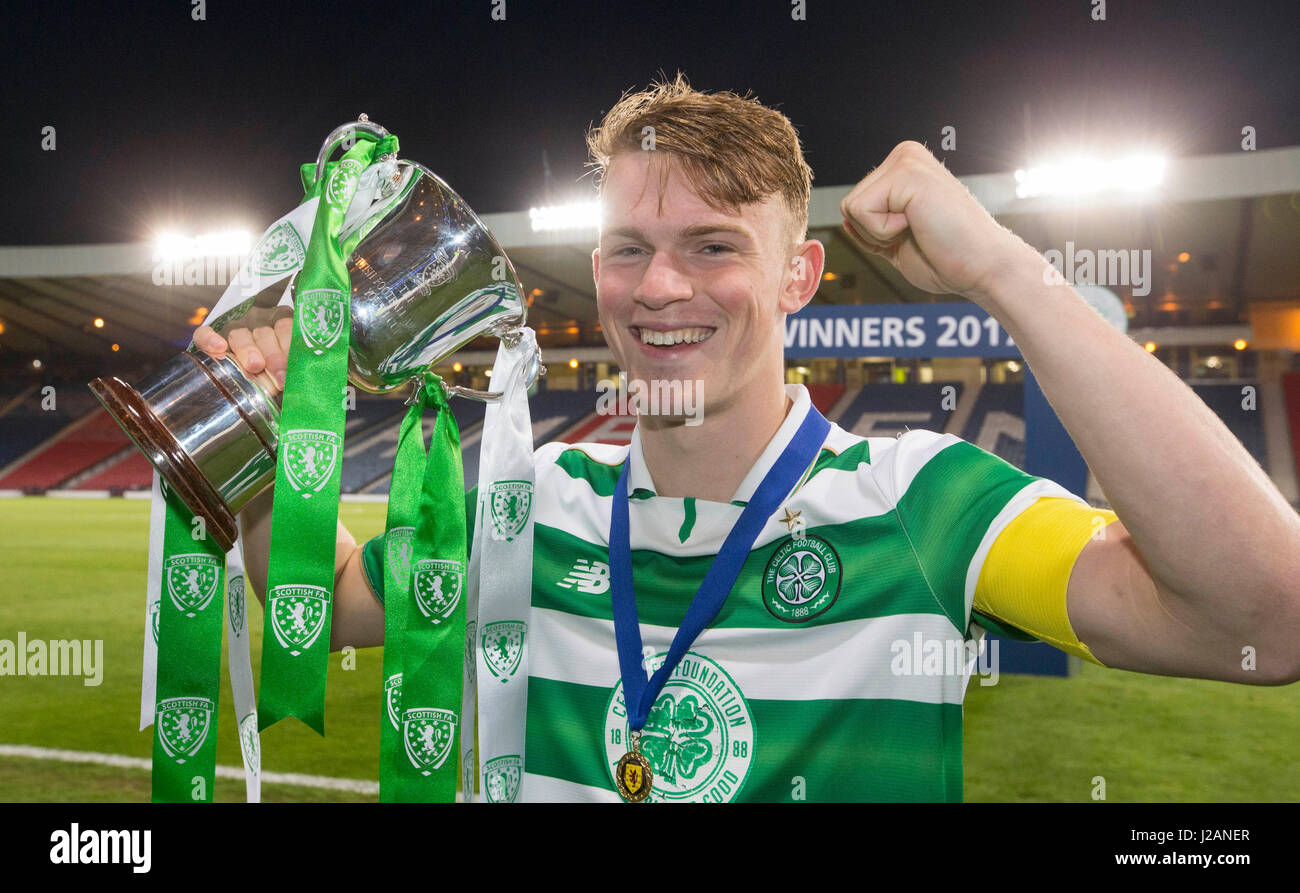 Winning scottish fa youth cup final hampden park hires stock
