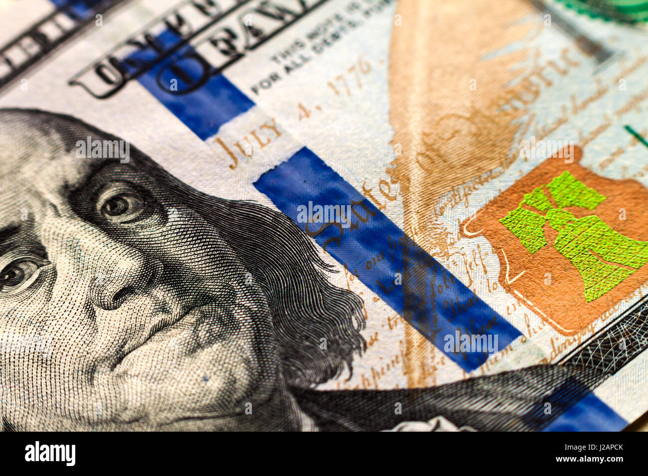 100 dollar bills pattern hi-res stock photography and images - Alamy