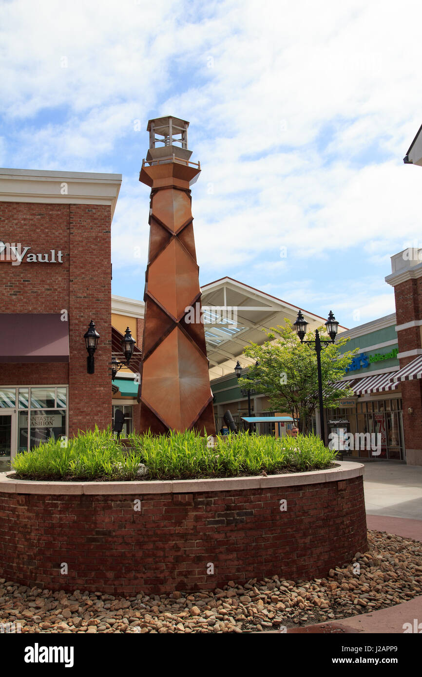 Tanger Outlet Mall Mebane North Carolina Stock Photo