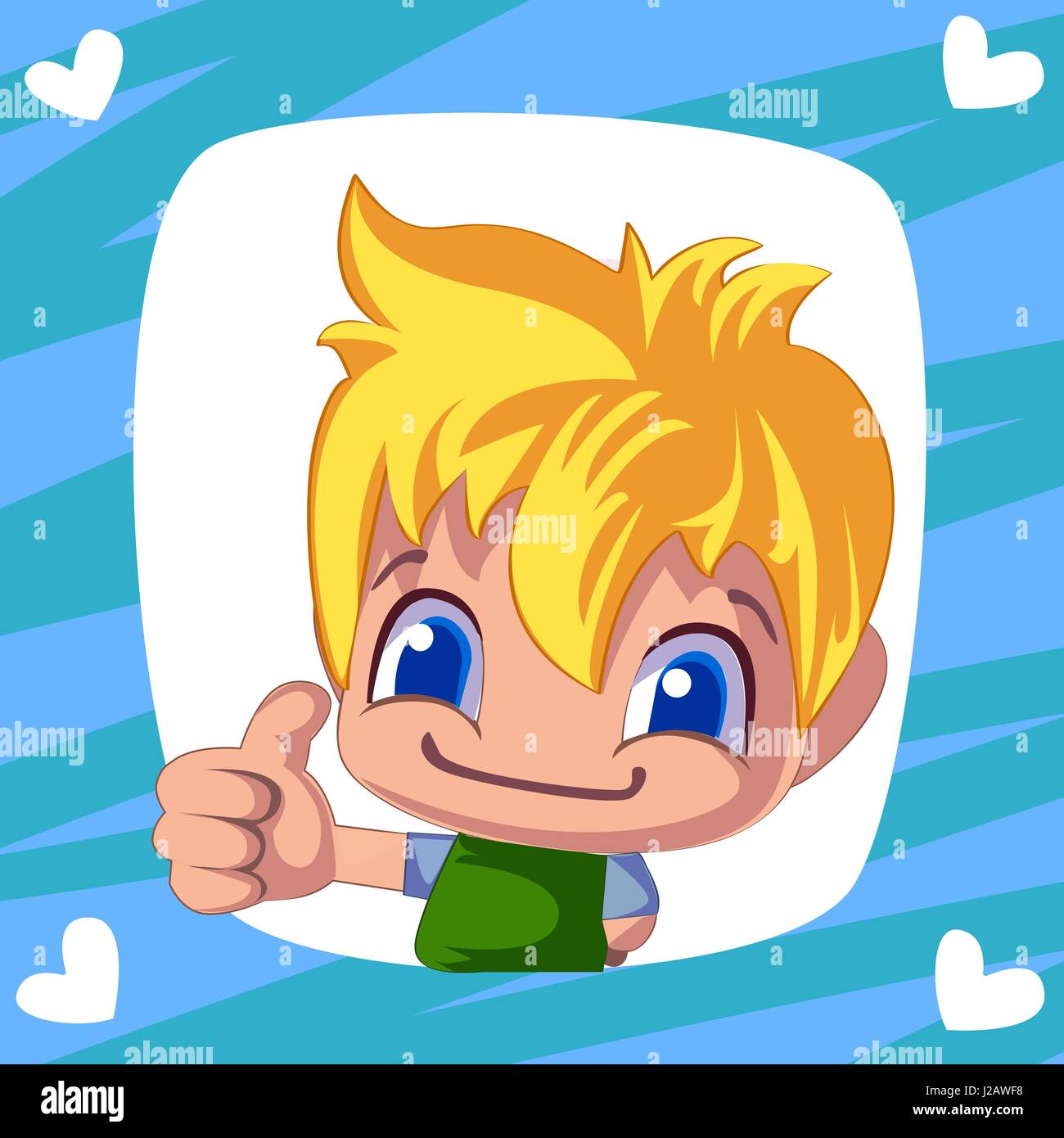 Cute Boy Cartoon Stock Vector Image Art Alamy