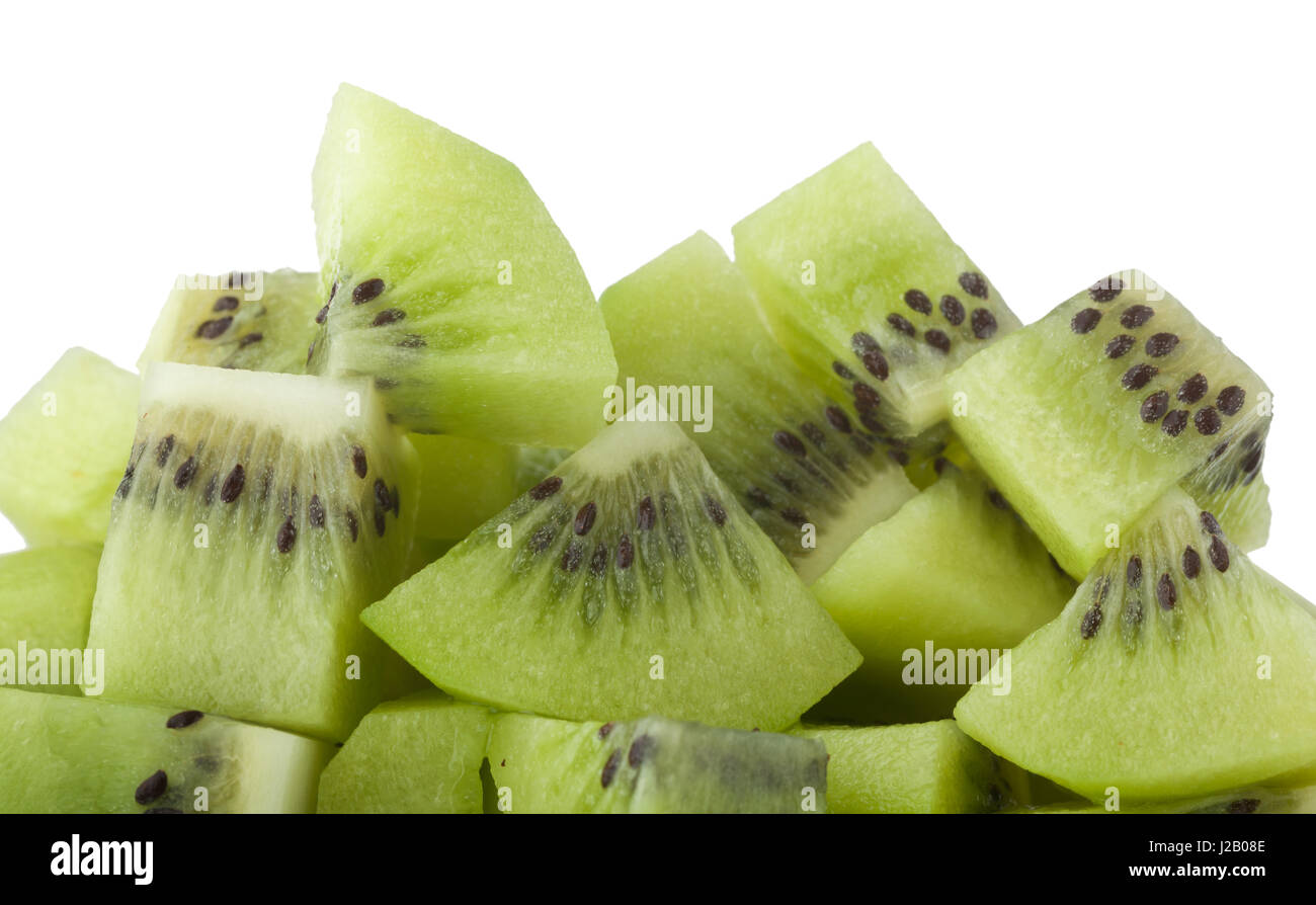 Peeled diced kiwi fruit hi-res stock photography and images - Alamy