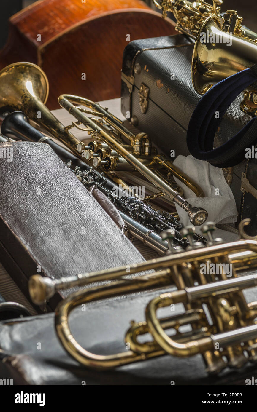 Brass instruments hires stock photography and images Alamy