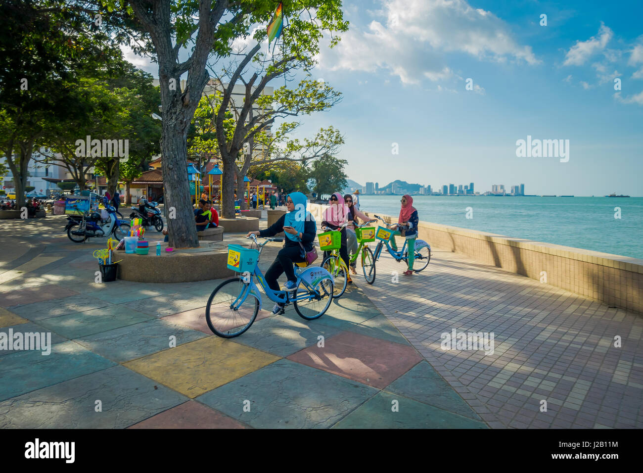 George Town, Malaysia - March 10, 2017: Beautiful scenic view of