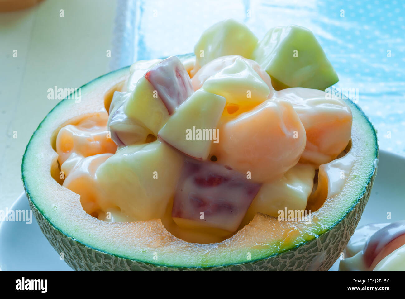 Fresh melon fruit creative hi-res stock photography and images - Alamy