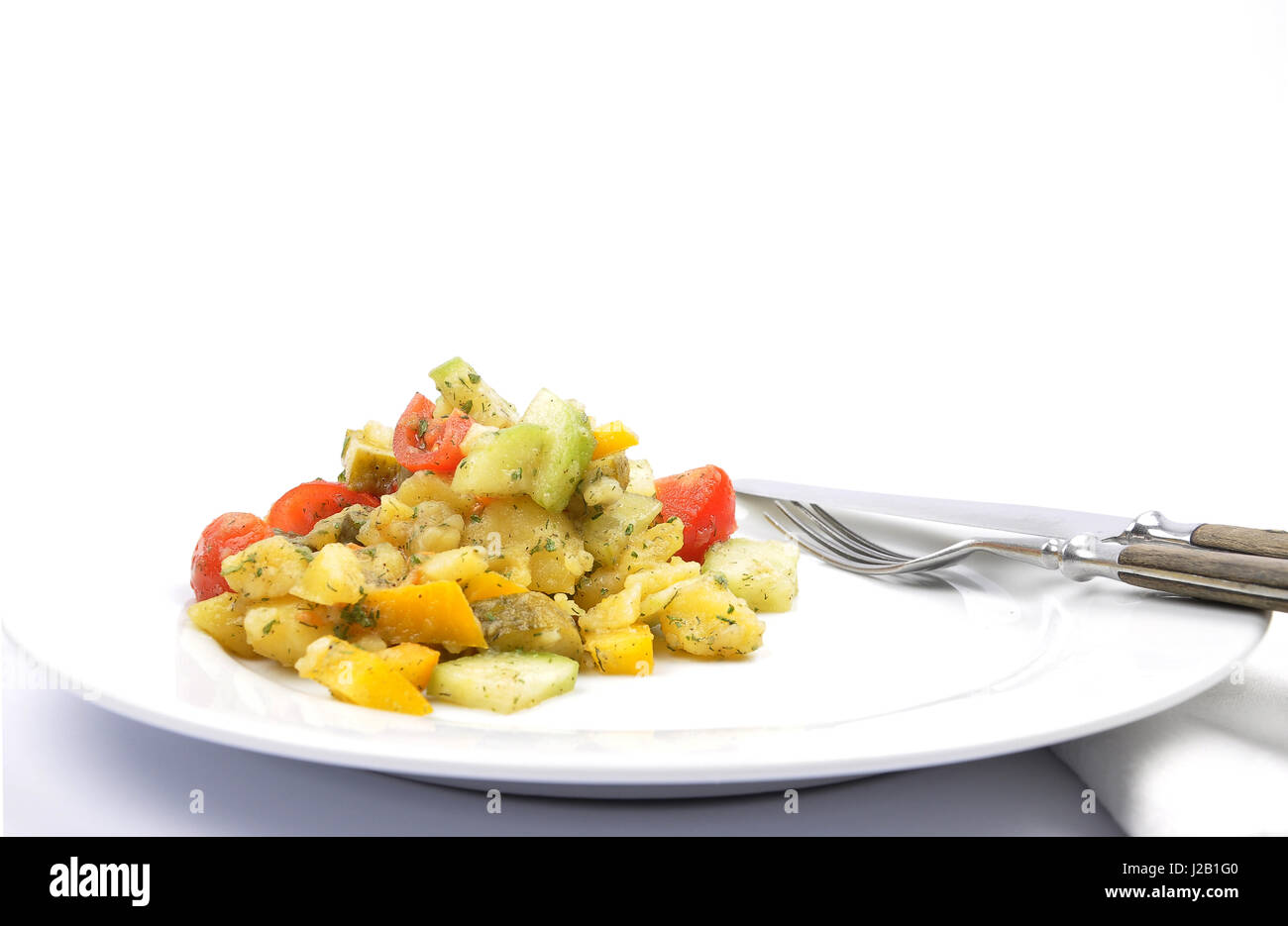 Mixed Potato salad Stock Photo - Alamy