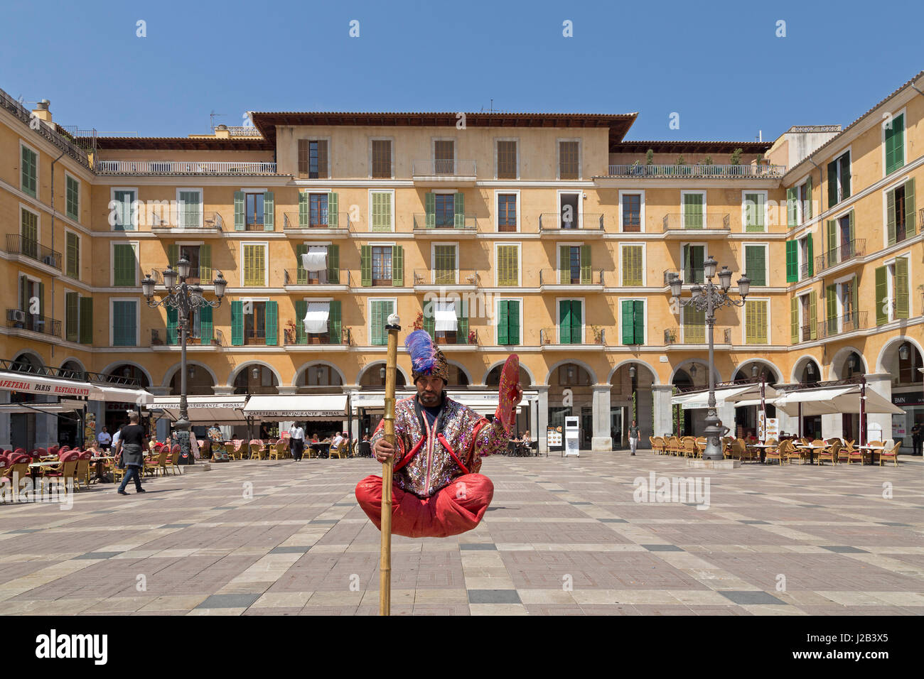 Palma Mallorca Old Town Square Stock Photos Palma Mallorca Old