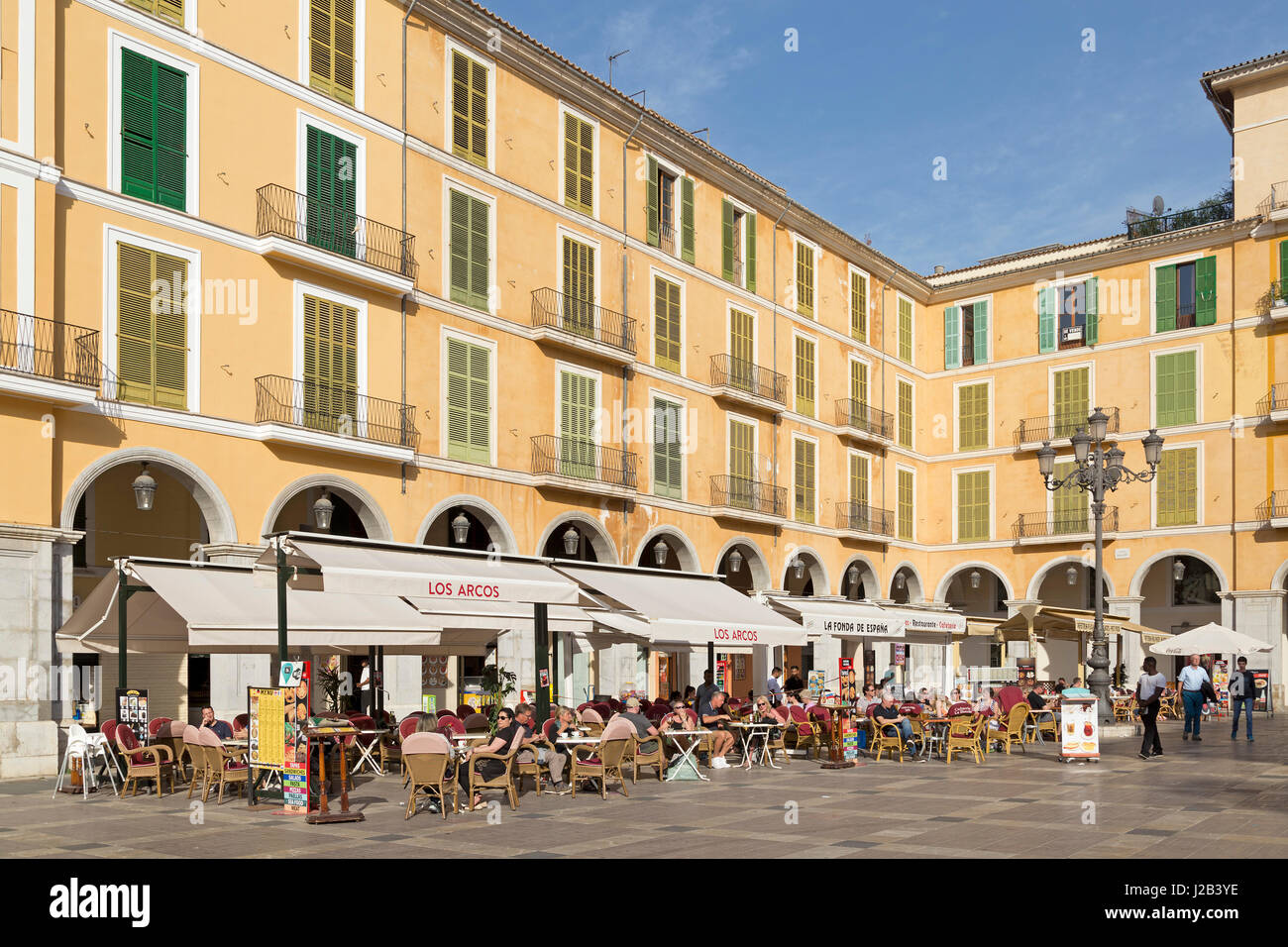 Palma Mallorca Old Town Square Stock Photos Palma Mallorca Old