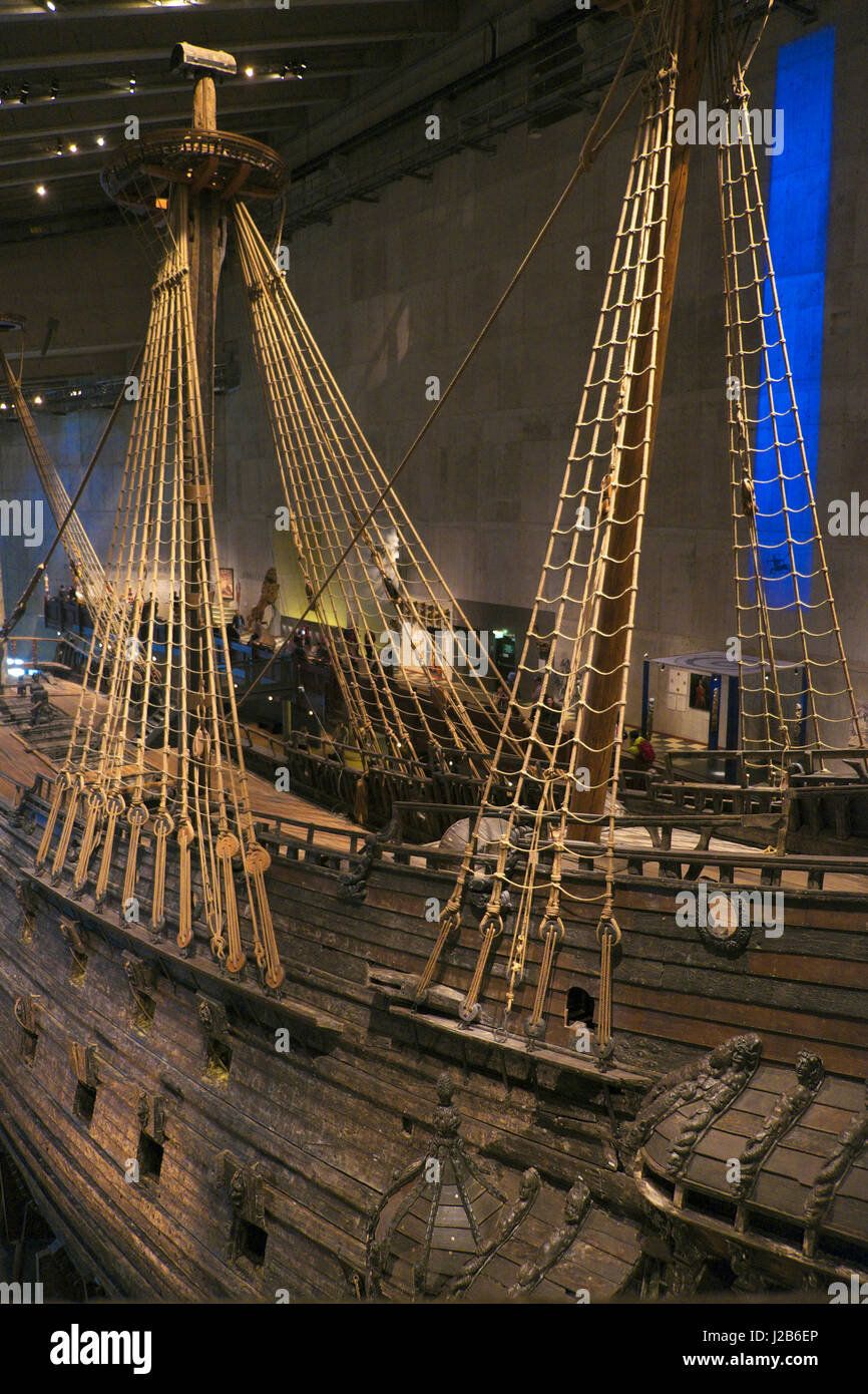 The Vasa ship inside the Vasa Museum in Stockholm, Sweden Stock Photo -  Alamy