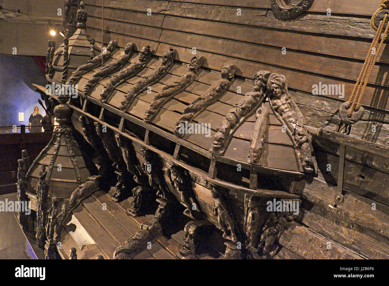 The Vasa ship inside the Vasa Museum in Stockholm, Sweden Stock ...