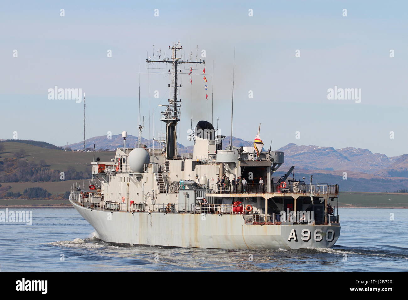 BNS Godetia (A960), A Command And Logistical Support Vessel Of The ...