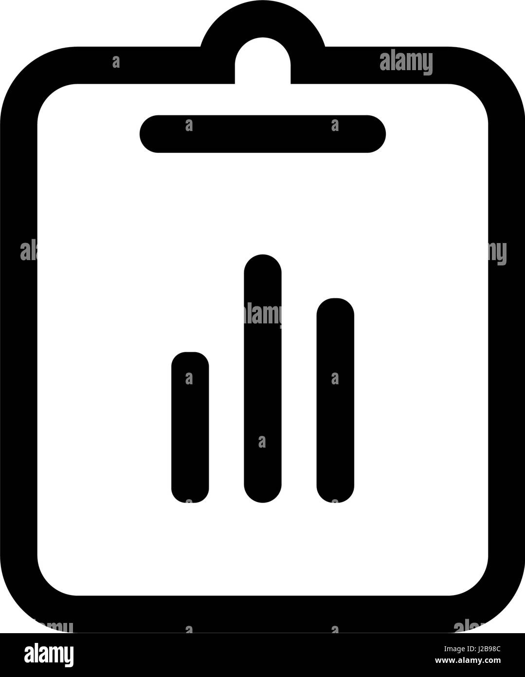 Isolated on white background. Assignment, deadline, incomplete icon ...