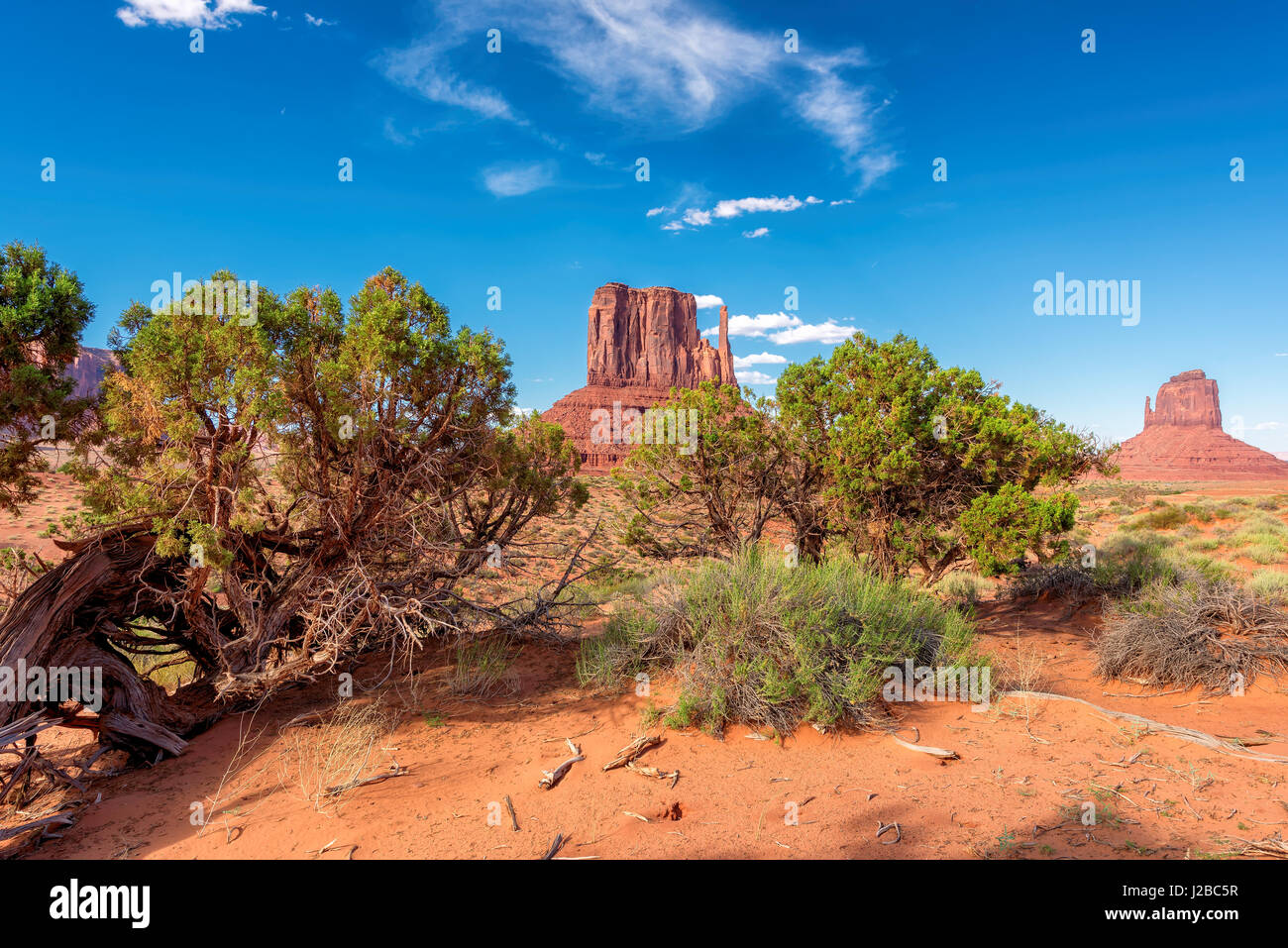 Beautiful Monument Valley, Arizona Stock Photo