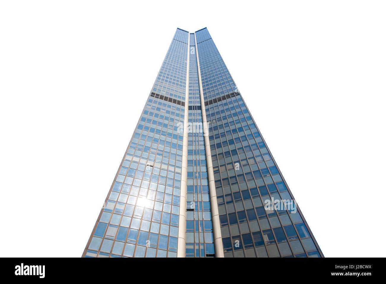 Highest Building in White background Stock Photo