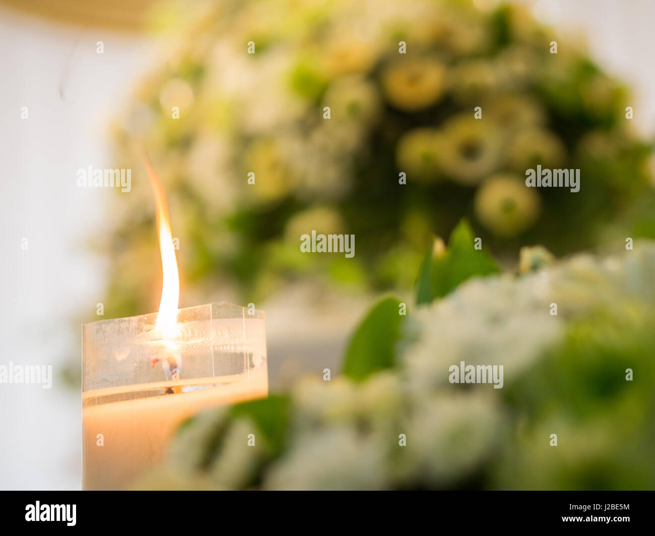 Candle flower burning hires stock photography and images Alamy