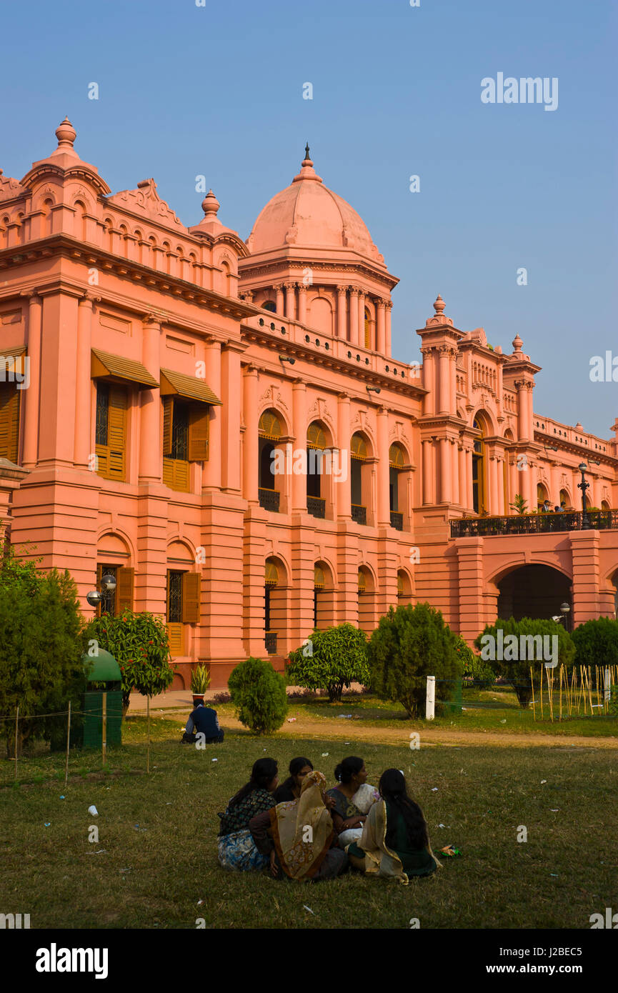 Ahsan Manzil Palace in Dhaka, Bangladesh, Asia Stock Photo
