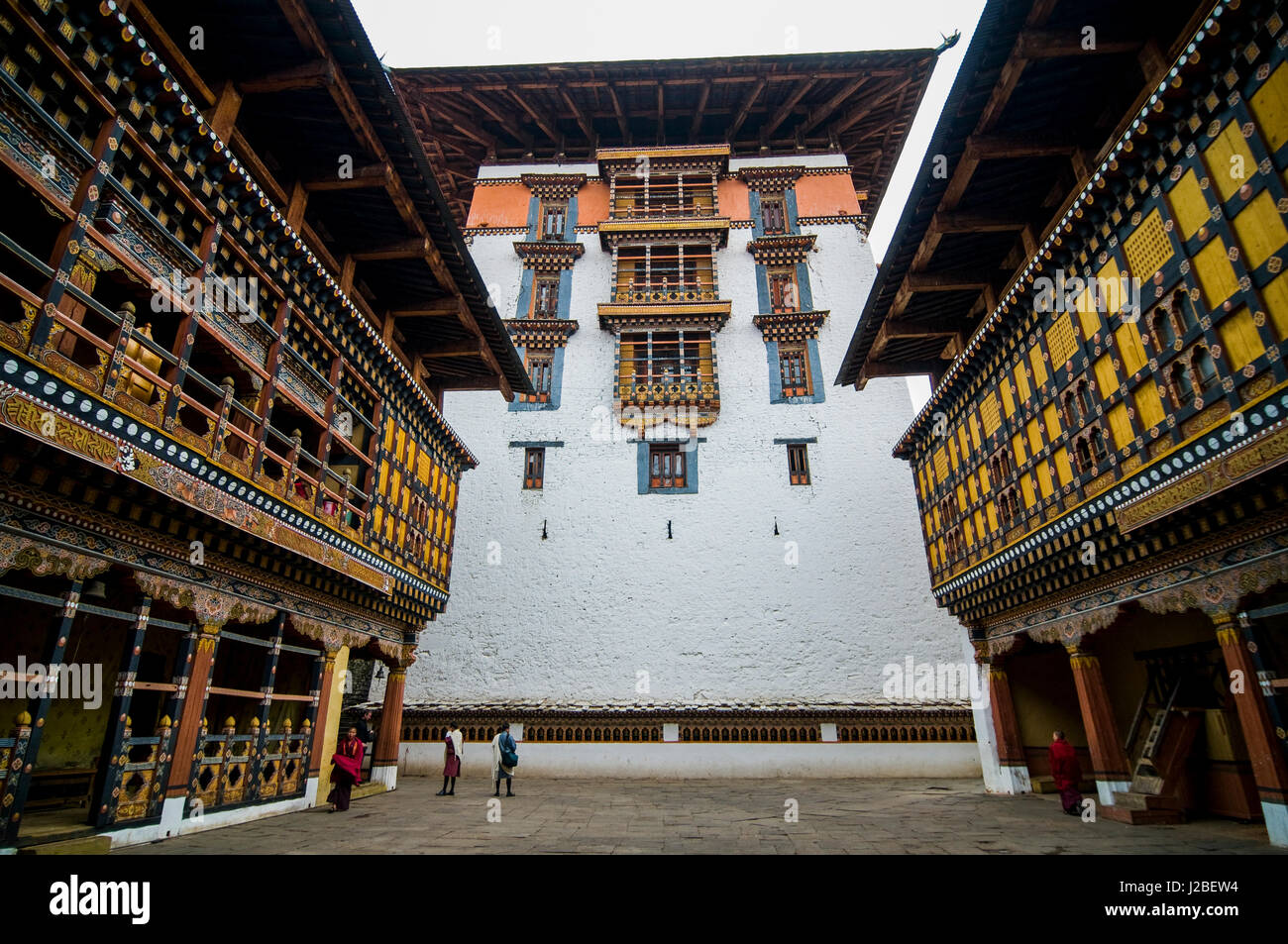 The Rinpung Dzong monastery (meaning literally the Fortress of the Heap of  Jewels) in Paro, Bhutan Stock Photo - Alamy