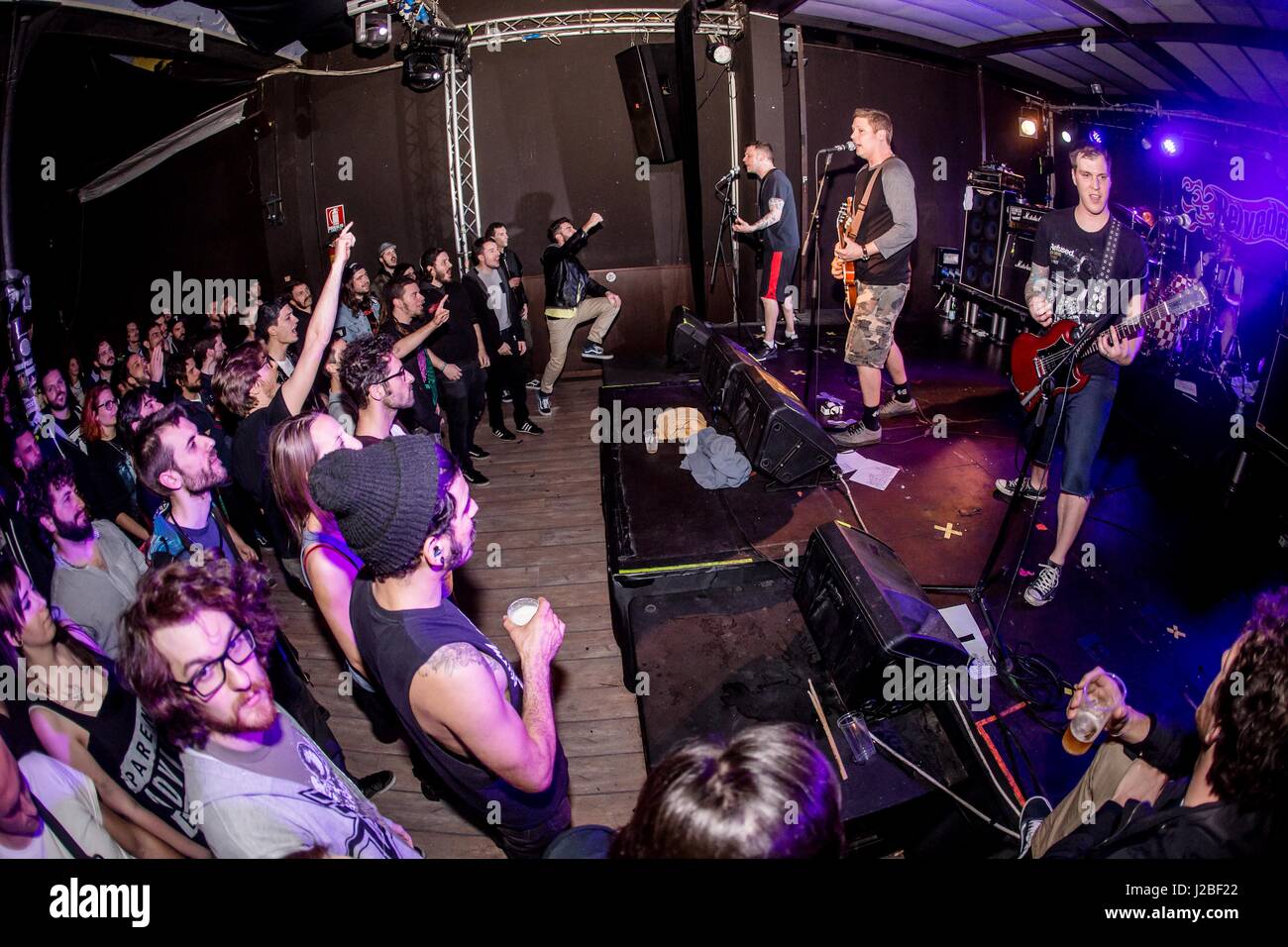 Punk rock band Belvedere performs live at Honky Tonky. Credit PACIFIC