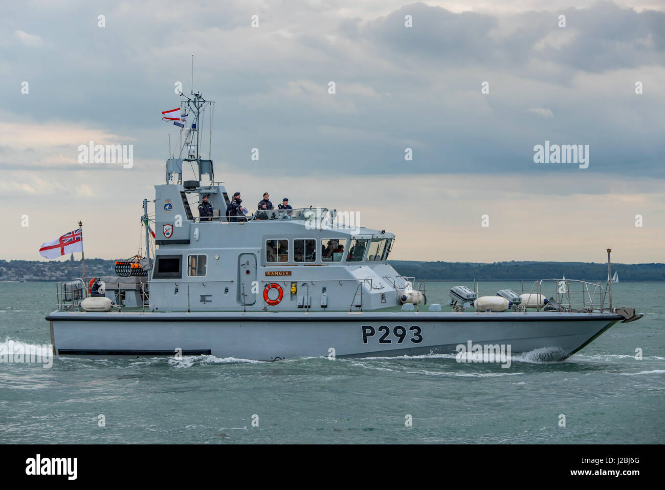 HMS Ranger (P293) at Portsmouth, UK on the 24th April 2017. Stock Photo