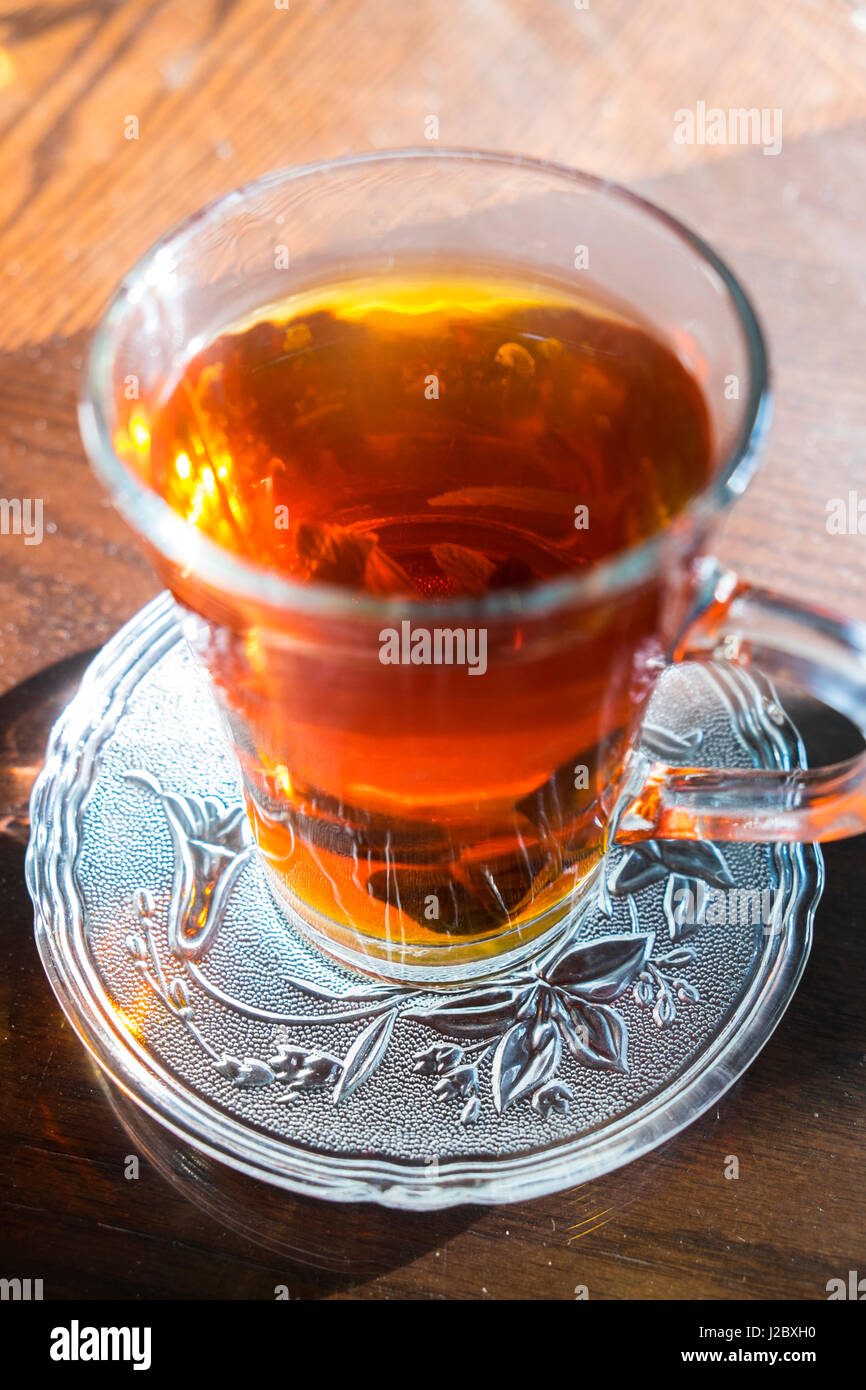 Mint tea, cafe, Amman, Jordan Stock Photo Alamy