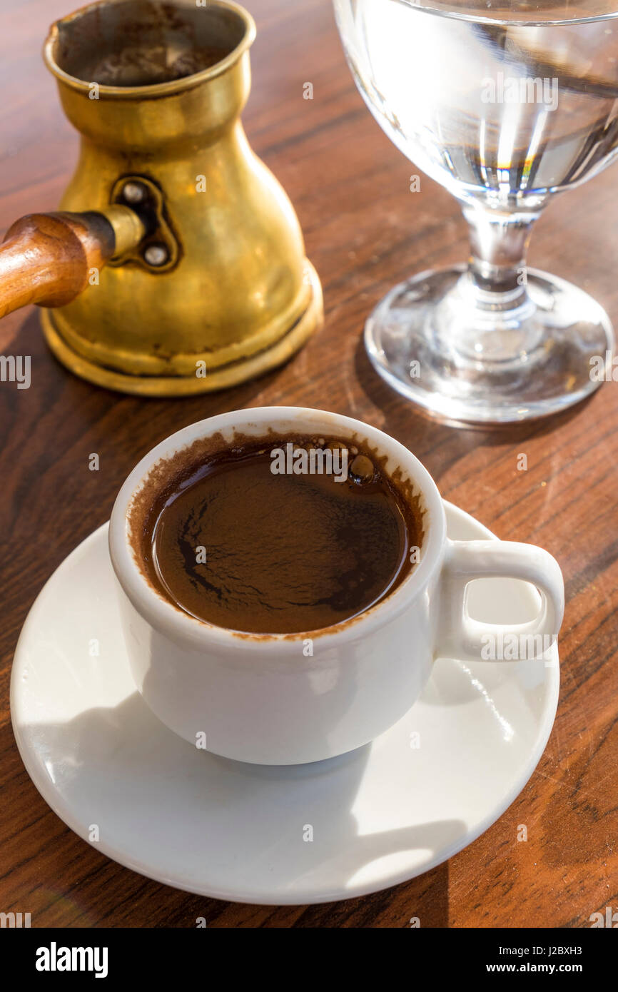 Turkish coffee, Jordan Stock Photo Alamy