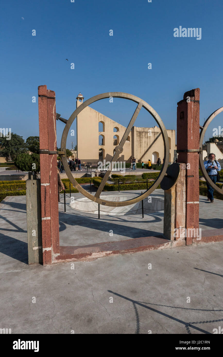 Jantar Mantar. Astronomy observatory. Jaipur. Rajasthan. India. Stock Photo