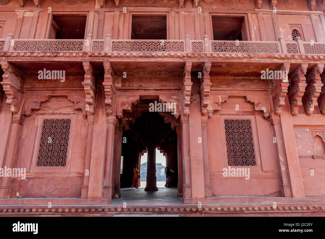 Fatehpur Sikri. Mughal Empire Mosque. Unesco World Heritage. 14th century. Bharatpur. Rajasthan. India. Stock Photo