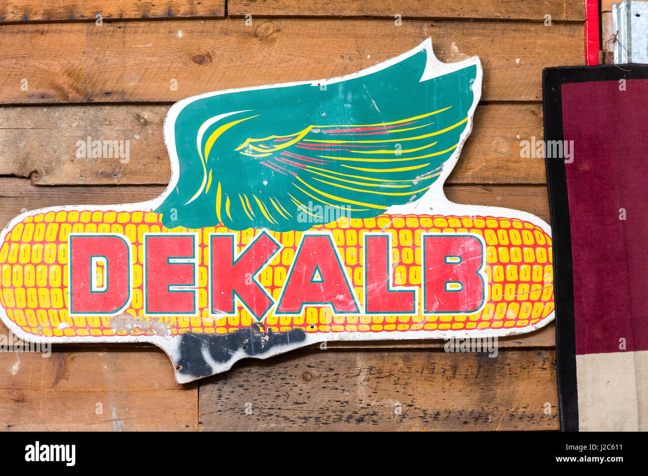 Old DeKalb Tire Sign Stock Photo Alamy