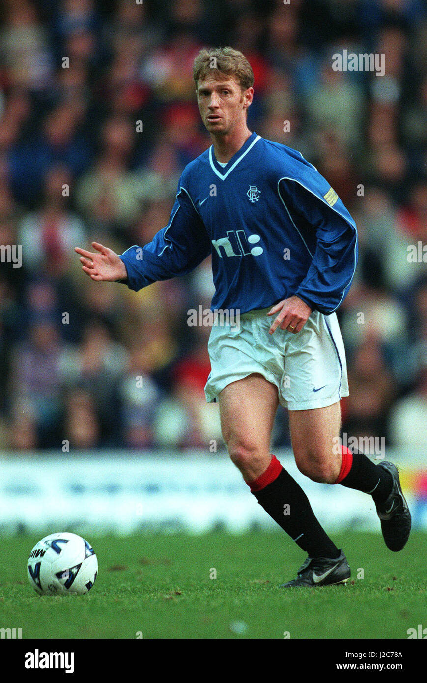 CRAIG MOORE GLASGOW RANGERS FC 18 March 1997 Stock Photo - Alamy