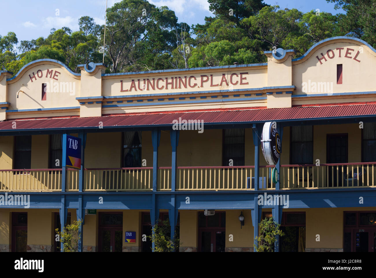 Australia, Victoria, Yarra Valley, Launching Place, Home Hotel