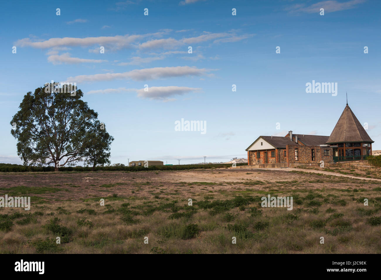 Australia, Barossa Valley, Rowland Flat, Jacob's Creek Winery, old winery buildings Stock Photo