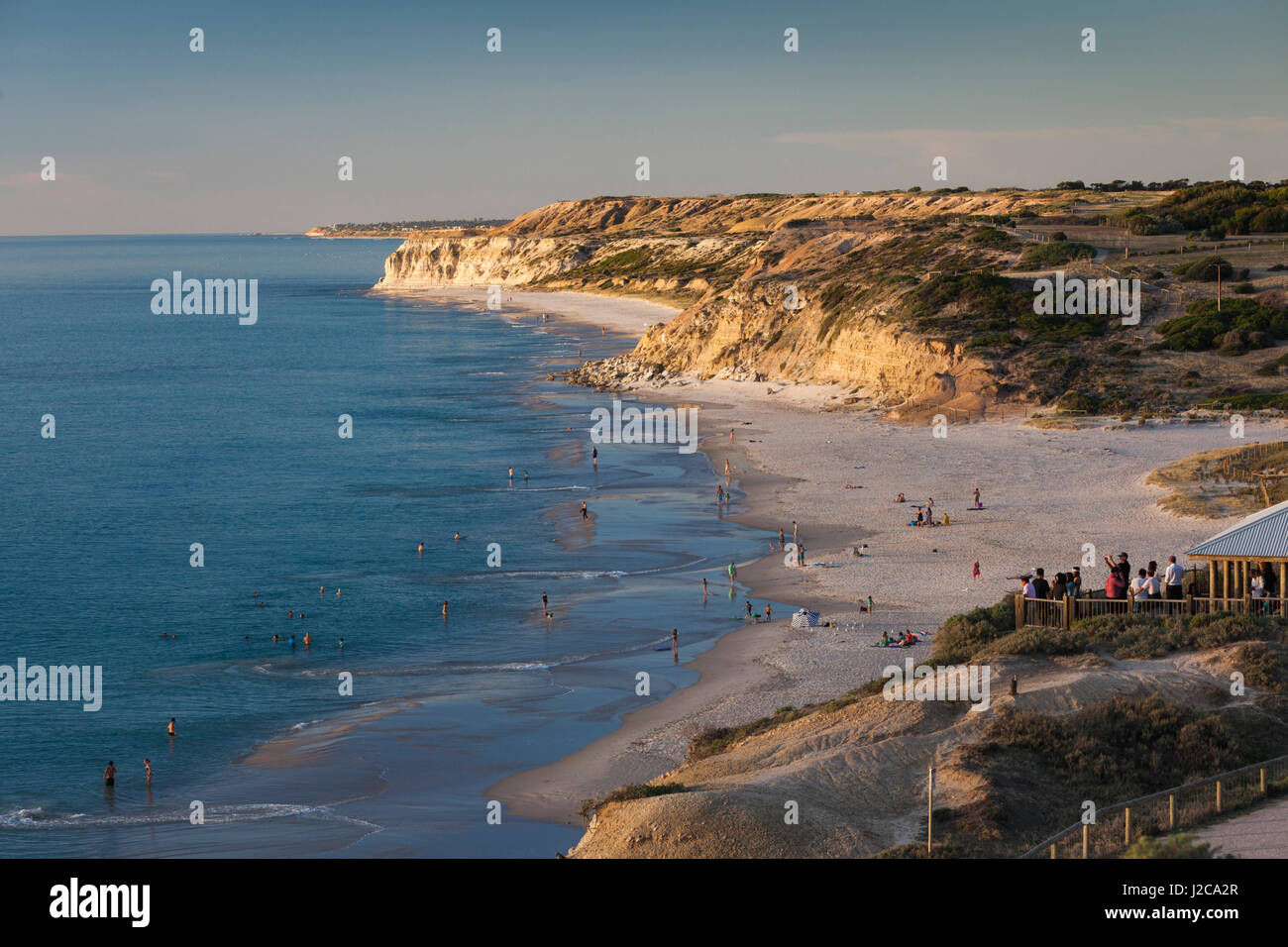 Australia, Fleurieu Peninsula, Port Willunga, sunset Stock Photo Alamy