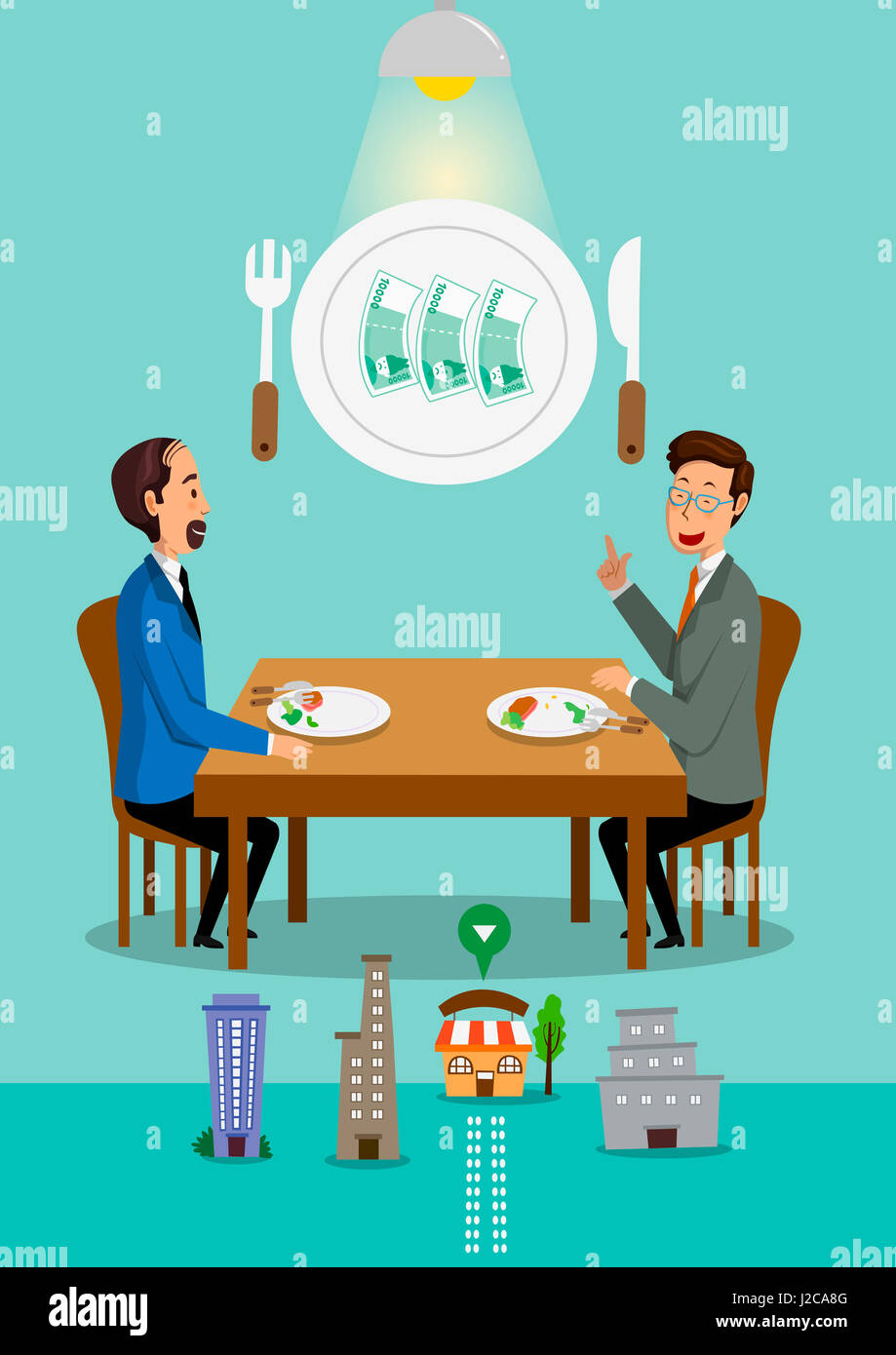 Illustration representing corruption and illegality Stock Photo - Alamy