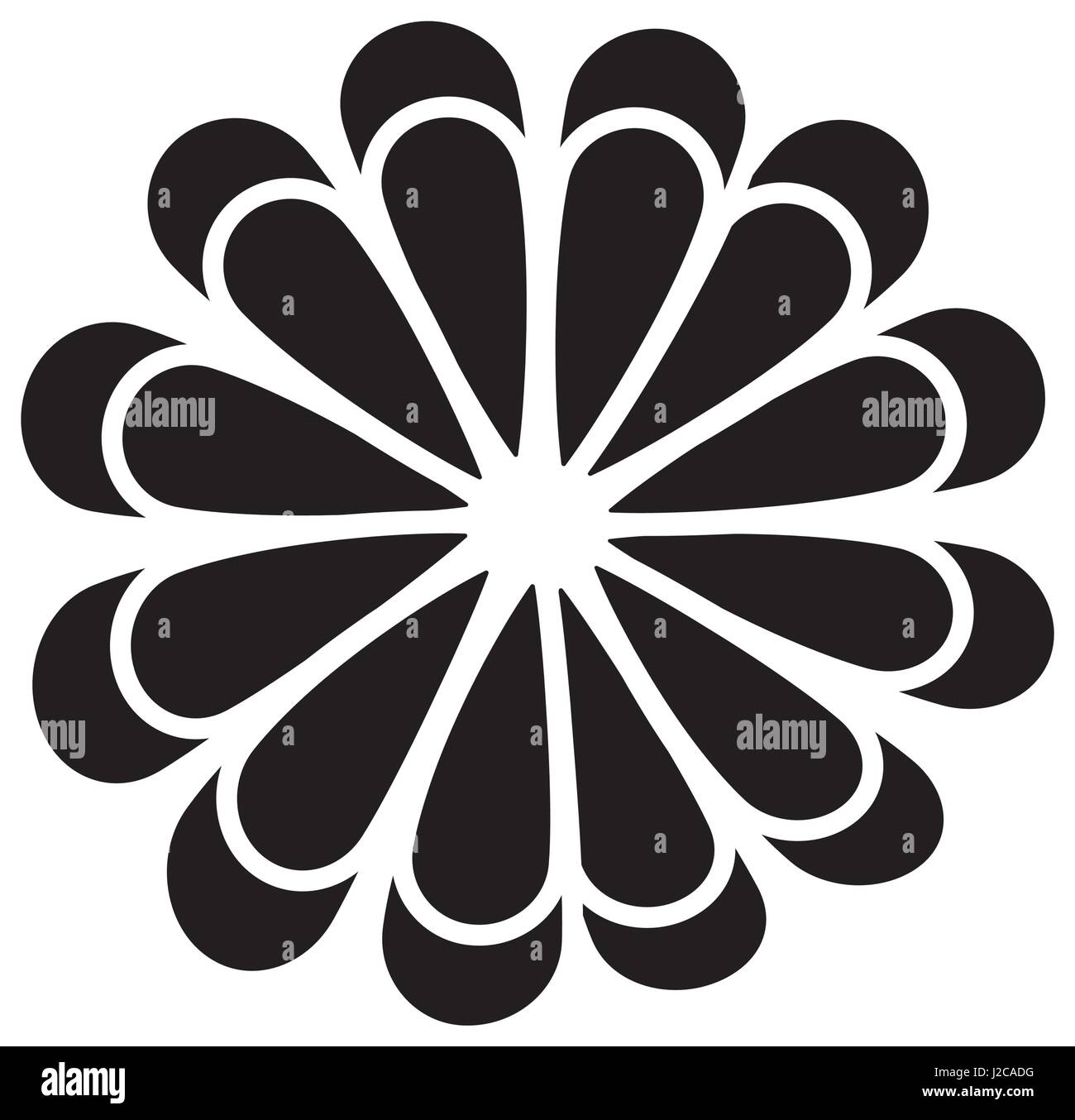 Flower blossom flat icon Stock Vector Image & Art - Alamy