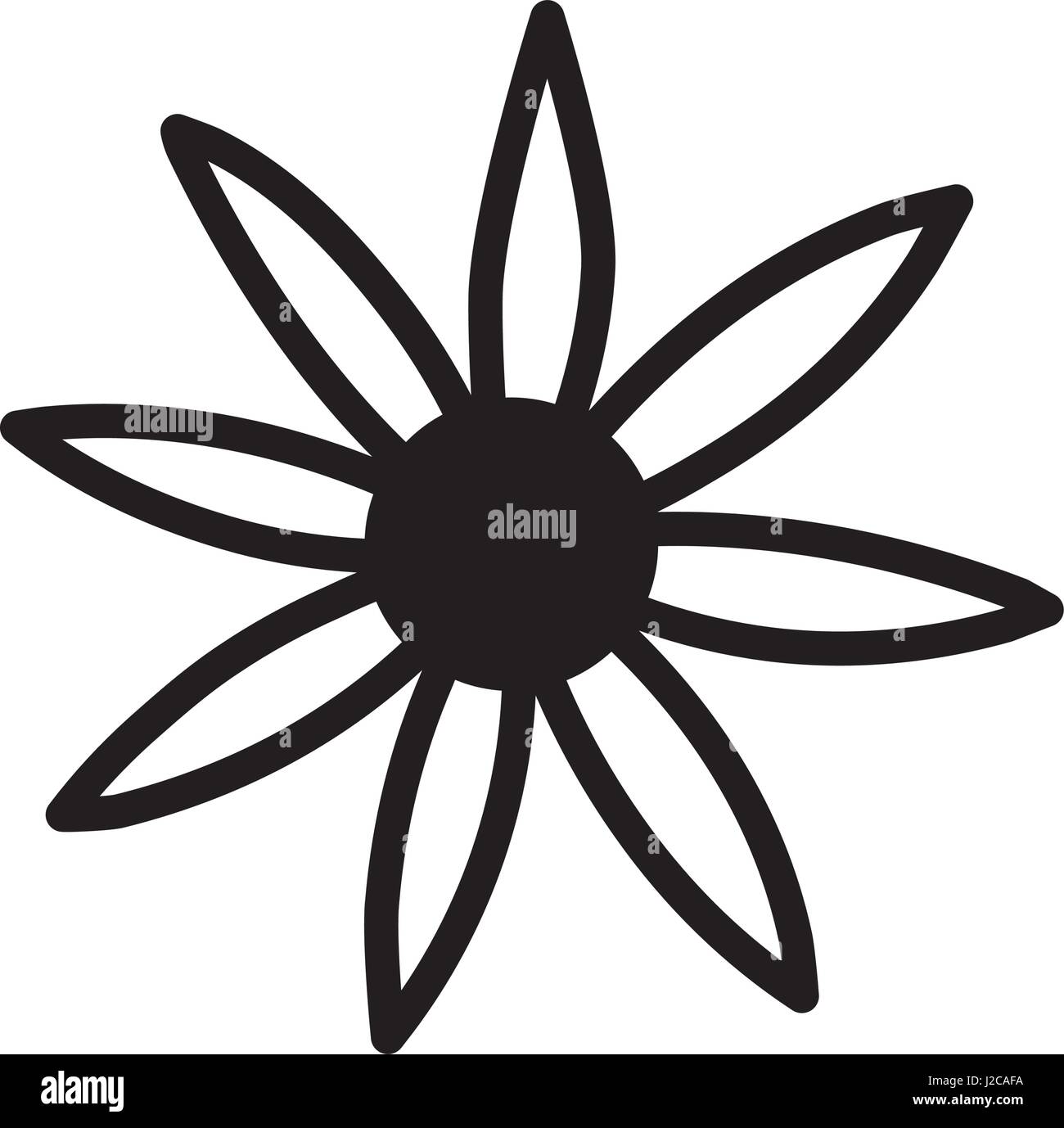 Flower blossom flat icon Stock Vector Image & Art - Alamy