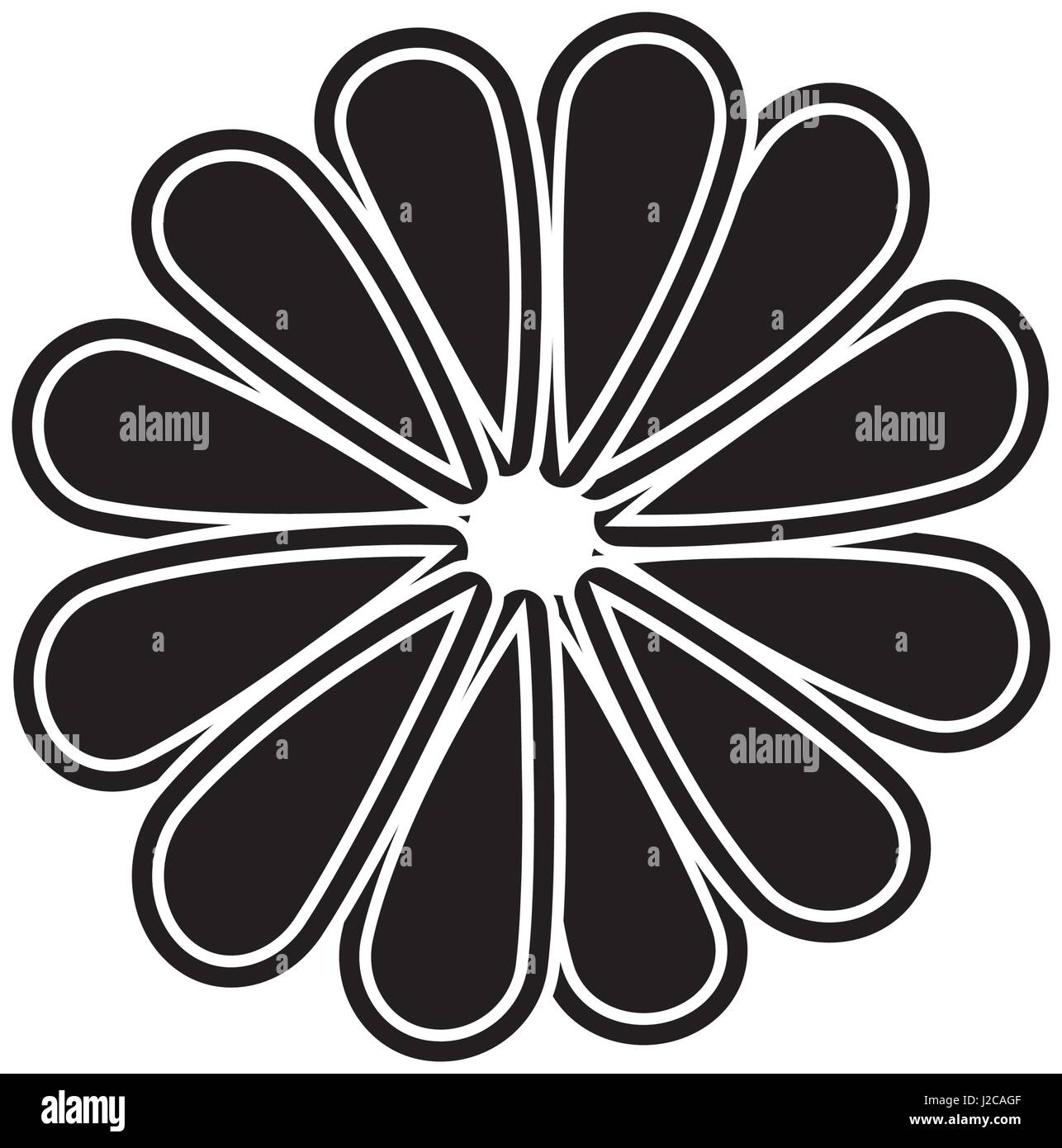 Flower blossom flat icon Stock Vector Image & Art - Alamy