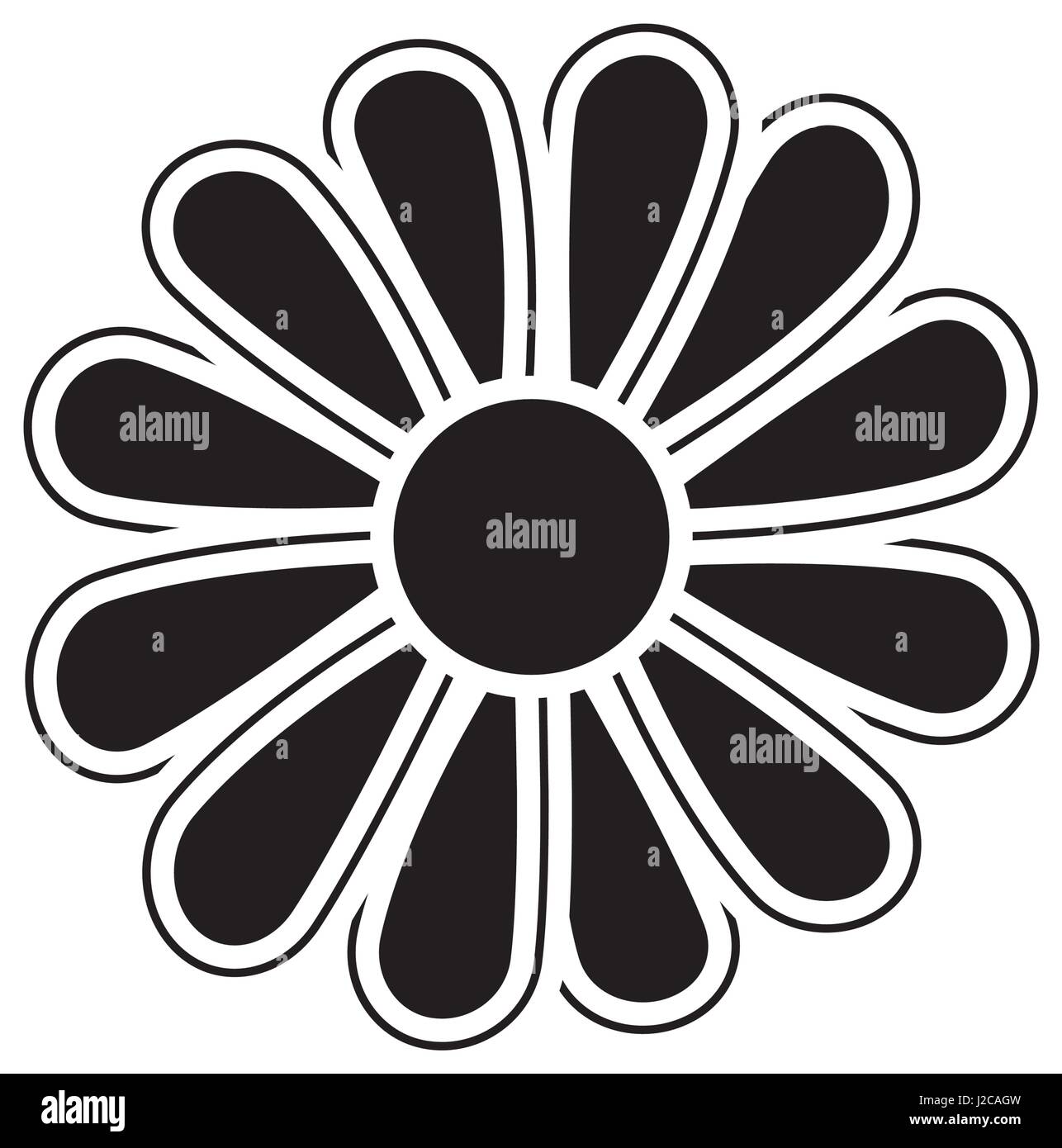 Flower blossom flat icon Stock Vector Image & Art - Alamy